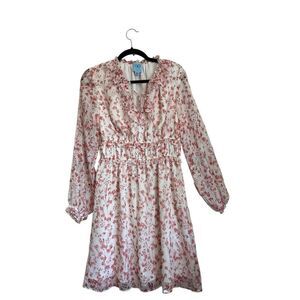 CeCe babydoll floral shift dress size 6